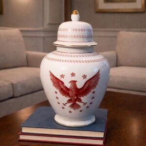 Ethan Allen Americana Ginger Jar